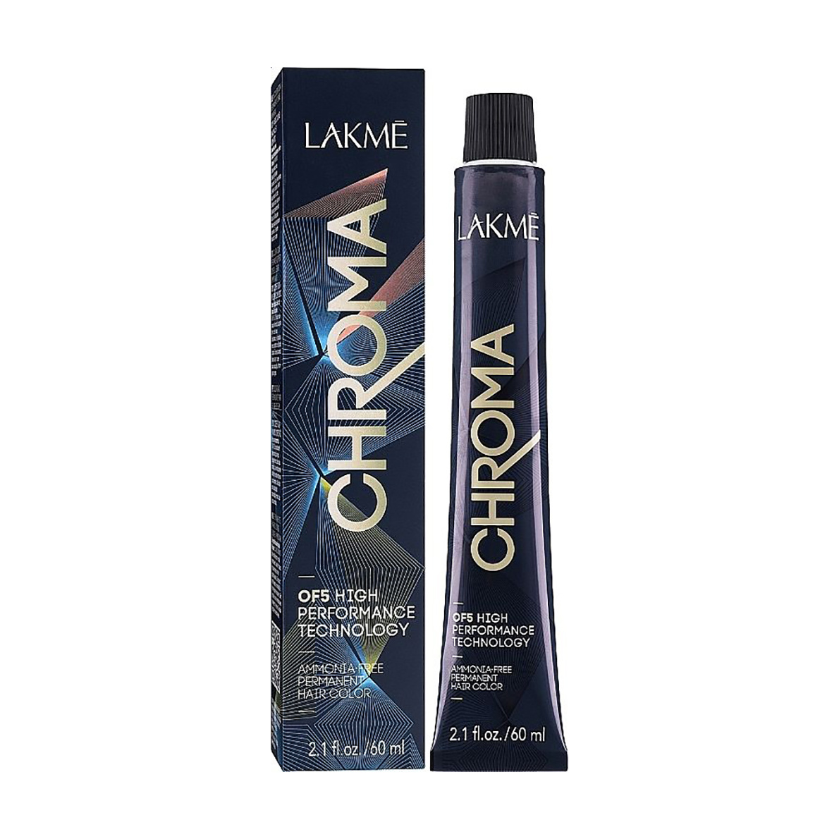 Напівперманентна фарба для волосся Lakme Chroma Permanent Hair Color 7/66 Каштаново-русявий, 60 мл